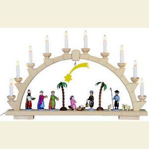 Schwibb�gen Alle Schwibb�gen Schwibbogen Christi Geburt - elektrisch - 64 cm x 40 cm