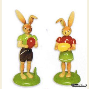 Small Figures & Ornaments Animals Rabbits Bunny children - 12 cm / 4.5 inches