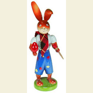 Kleine Figuren & Miniaturen Tiere Hasen Hasenmaler - 25 cm