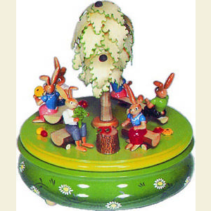 Music Boxes Misc. Motifs Music Box Music Box Bunny park - 24 cm / 9.5 inches