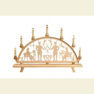 Schwibb�gen Laubs�gearbeiten Lichterbogen - Erzgebirge - 55 cm