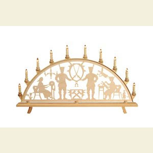 Candle Arches Fret Saw Work Light Arch - Erzgebirge - 83 cm / 33 inches