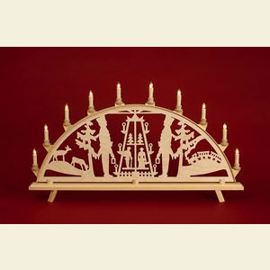 Candle Arches Fret Saw Work Light Arch - Pyramid - 83 cm / 33 inches