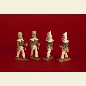 Weihnachtspyramiden Zubeh�r Best�ckung f�r 2-st�ckige Pyramiden - BERGMANN (farbig) - 7-teilig