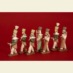 Weihnachtspyramiden Zubeh�r Best�ckung f�r 4-st�ckige Pyramiden - BERGMANN (farbig) - 19-teilig
