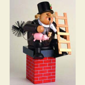Smokers Professions Smoker Edge stool - Chimney sweeper - 16 cm / 6 inch