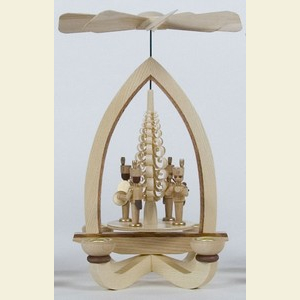Weihnachtspyramiden 1-st�ckige Pyramiden 1-st�ckige Pyramide Bergleute - 28cm