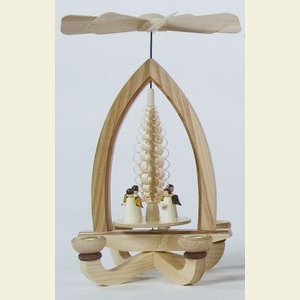 Weihnachtspyramiden 1-st�ckige Pyramiden 1-st�ckige Pyramide Engel - 28cm