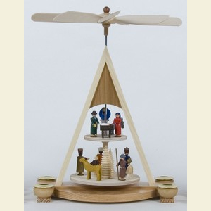 Christmas-Pyramids 2-tier Pyramids 2-tier pyramid - Nativity Scene - 35cm / 14 inch
