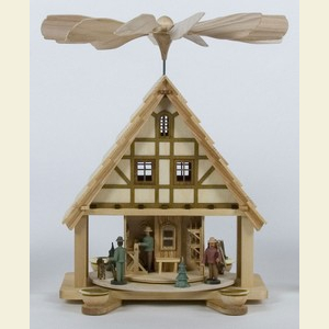 Christmas-Pyramids 1-tier Pyramids 1-tier pyramid - The wood turner - 34cm / 13 inch