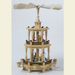 Weihnachtspyramiden 2-st�ckige Pyramiden 2-st�ckige Pyramide Winterkinder - 46cm