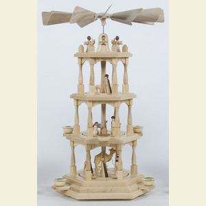 Christmas-Pyramids 4-tier Pyramids 4-tier pyramid - Nativity Scene - 50cm / 20 inch