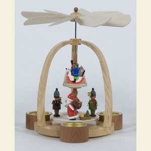 Weihnachtspyramiden 2-st�ckige Pyramiden 2-st�ckige Pyramide Teelichtpyramide Reiterlein - 24cm