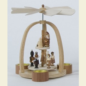 Christmas-Pyramids 2-tier Pyramids 2-tier pyramid  - for tealights - lantern children - 24cm / 9 inch