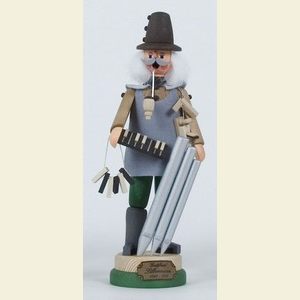 Smokers Famous Persons Smoker German Organ maker Gottfried Silbermann - 27cm / 11 inch