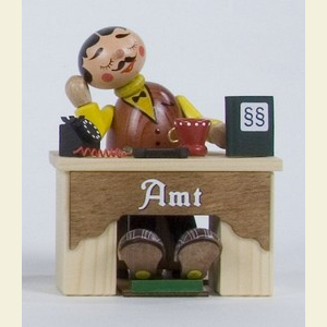 Smokers Professions Smoker Clerk / Officer - 15cm / 6 inch