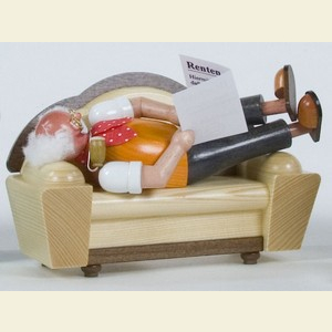 Smokers Hobbies Smoker Retiree / Pensioner natural - 13cm / 5 inch