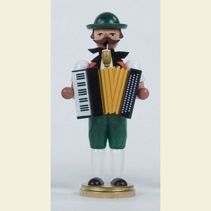 R�ucherm�nner Berufe R�ucherm�nnchen Harmonikaspieler - 21cm