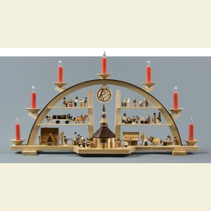 Schwibb�gen Alle Schwibb�gen Schwibbogen - Seiffener Kirche - 76 x 41cm