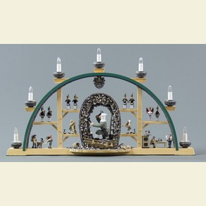 Candle Arches All Candle Arches Candle Arch - Scenes from the German Erzgebirge - 73 x 41cm / 28 x 16 inch
