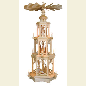Weihnachtspyramiden 3-st�ckige Pyramiden 3-st�ckige Pyramide -  Gotisch - 105cm