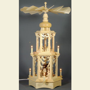 Weihnachtspyramiden 2-st�ckige Pyramiden 2-st�ckige Pyramide -  Walddesign - 77cm