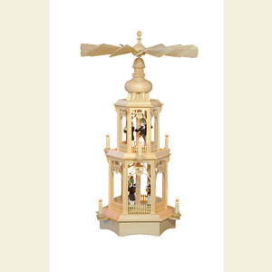 Christmas-Pyramids 2-tier Pyramids 2-tier christmas pyramid -  Miners - 77cm / 30 inches