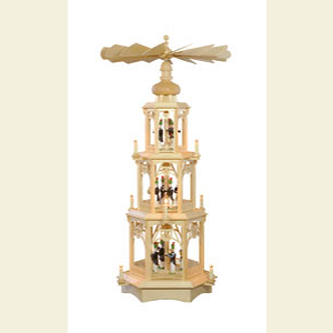 Christmas-Pyramids 3-tier Pyramids 3-tier christmas pyramid -  Miners - 105cm / 41 inches