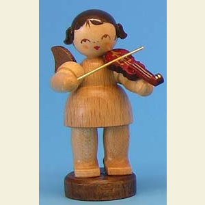 Engel Engel - natur - klein Engel mit Violine - natur - stehend - 6cm