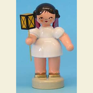 Angels Other Angels Angel with lantern - Red Wings - standing - 6cm / 2,3 inch