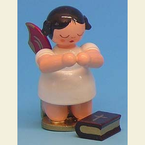 Engel Sonstige Engel Engel mit Bibel - Rote Fl�gel - kniend - 6cm