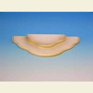 Engel Engel - rote Fl�gel - klein Grundwolke 2-stufig f�r Stecksystem - wei�/gold - 32,5x16x2,4cm