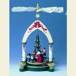 Weihnachtspyramiden 1-st�ckige Pyramiden 1-st�ckige Pyramide - Bescherung - 30 cm