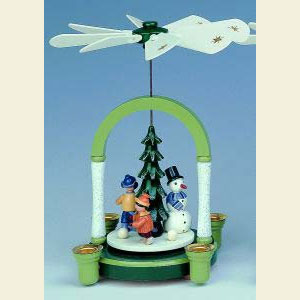 Christmas-Pyramids 1-tier Pyramids 1-tier Pyramid - Snowman - 23 cm / 9 inch