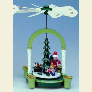 Christmas-Pyramids 1-tier Pyramids 1-tier Pyramid - Santa Claus - 23 cm / 8 inch