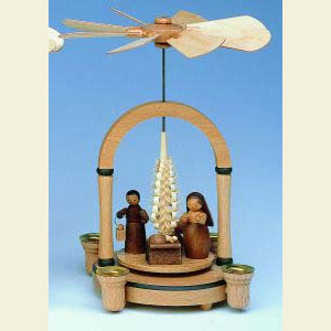 Christmas-Pyramids 1-tier Pyramids 1-tier Pyramid - Nativity - 23 cm / 8 inch