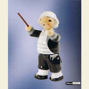 Kleine Figuren & Miniaturen Mozart Orchester (KWO) Mozart (Dirigent) - stehend - 6 cm