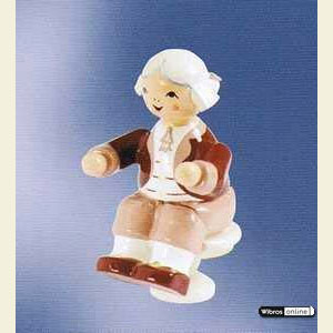 Small Figures & Ornaments Mozart Orchestra (KWO) Organist - sitting - 5 cm / 2 inch