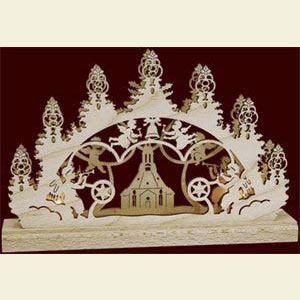 Candle Arches All Candle Arches Mini Light Arch - Angel Musicians - 20 x 12 cm