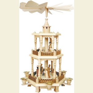 Christmas-Pyramids 2-tier Pyramids 2-tier Pyramid - Nativity - 46 cm