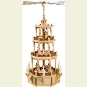 Weihnachtspyramiden 3-st�ckige Pyramiden 3-st�ckige Pyramide - Christi Geburt - 55 cm