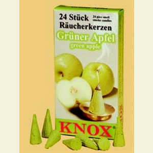 R�ucherm�nner R�ucherkerzen & Zubeh�r R�ucherkerzen - Gr�ner Apfel