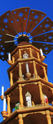 Die Weihnachtspyramide in Fredericksburg